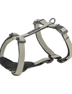 TRIXIE CityStyle Hundegeschirr Baumwolle hellgrau 42-60 cm