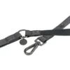 TRIXIE CityStyle V-Leine Baumwolle schwarz 2 m / 13 mm