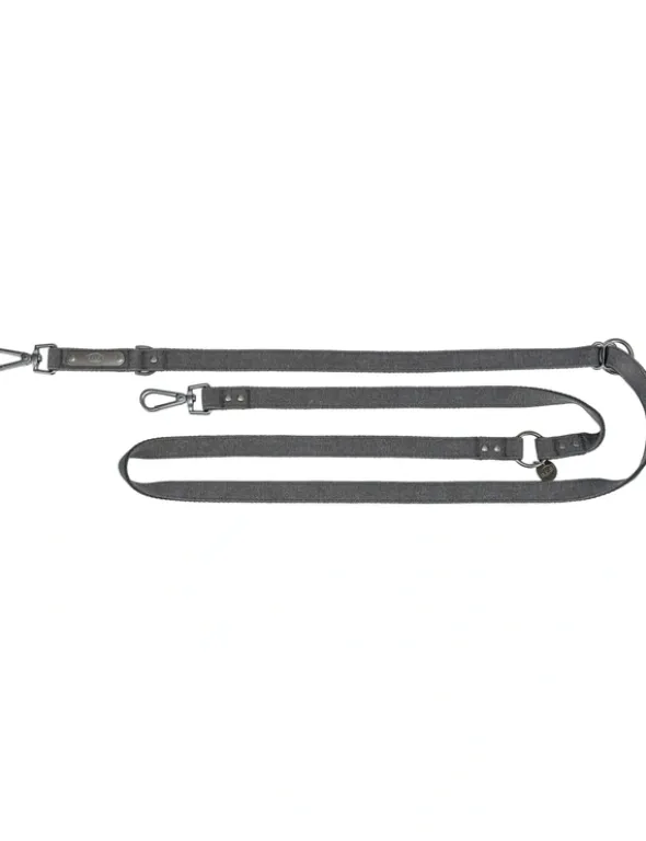 TRIXIE CityStyle V-Leine Baumwolle schwarz 2 m / 13 mm