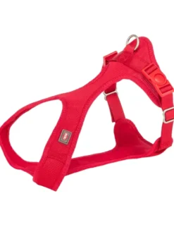 TRIXIE Comfort Soft Touren-Geschirr rot 25-35 cm