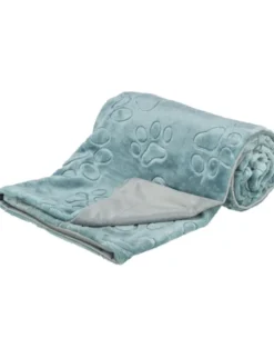 TRIXIE Decke Barry blau, grau 70x50 cm