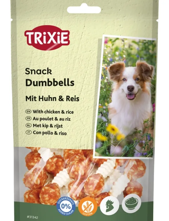 TRIXIE Denta Fun Chicken Chewing Dumbbells 100g