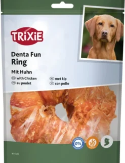 TRIXIE Denta Fun Chicken Chewing Ring 96g