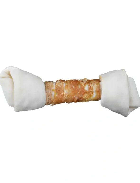 TRIXIE Denta Fun Knotted Chicken Chewing Bone 220g