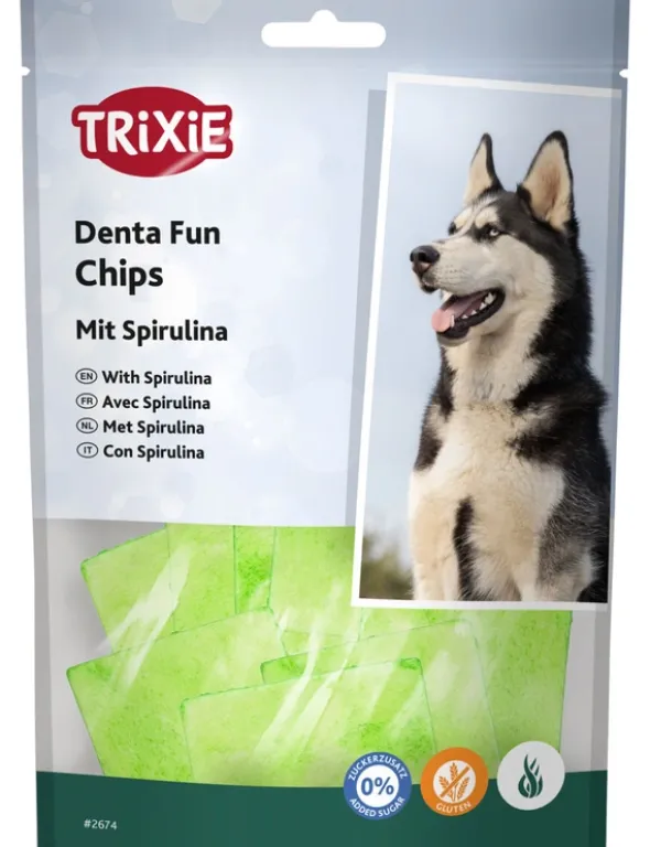 TRIXIE Denta Fun Spirulina Chewing Chips 25g