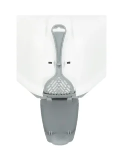 TRIXIE Ecktoilette Maro mit Haube grau
