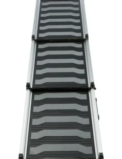 TRIXIE 3-fach Teleskop-Rampe grau, schwarz 40x78-175 cm