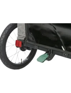 TRIXIE Fahrrad-Anhänger grau S
