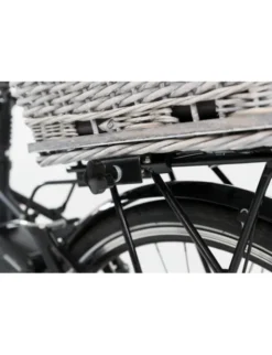 TRIXIE Fahrradkorb Gitter für Gepäckträger grau 35x49x55 cm