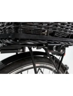 TRIXIE Fahrradkorb Gitter für Gepäckträger schwarz 35x49x55 cm