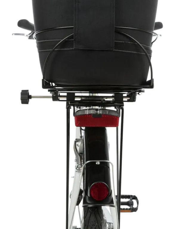 TRIXIE Fahrradkorb Long für Gepäckträger schwarz 29x49x60 cm