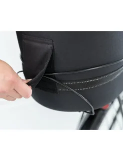 TRIXIE Fahrradkorb Long für Gepäckträger schwarz 29x49x60 cm