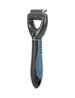 TRIXIE Fell-Entfilzer mittel blau, dunkelgrau 5 x 18 cm