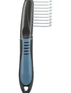 TRIXIE Fell-Entfilzer Wellenschliff blau, dunkelgrau