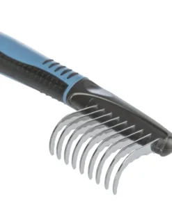 TRIXIE Fell-Entfilzer Wellenschliff blau, dunkelgrau