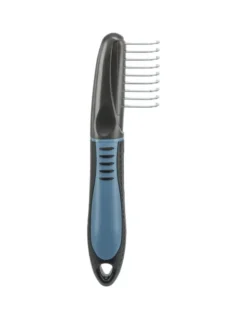 TRIXIE Fell-Entfilzer Wellenschliff blau, dunkelgrau