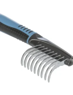 TRIXIE Fell-Entfilzer Wellenschliff blau, dunkelgrau