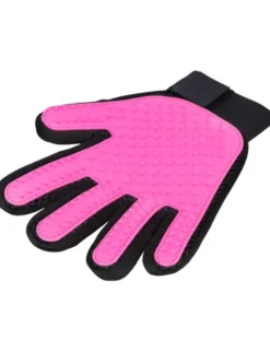 TRIXIE Fellpflege-Handschuh Mesh Felltyp 2/4 pink, schwarz