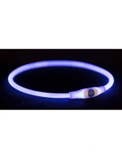 TRIXIE Flash Leuchtring USB blau 40 cm