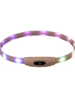 TRIXIE Flash Leuchtring USB bunt 65 cm