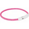 TRIXIE Flash Leuchtring USB TPU/Nylon pink 35 cm