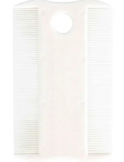 TRIXIE Floh- und Staubkamm beidseitig weiß 9 cm
