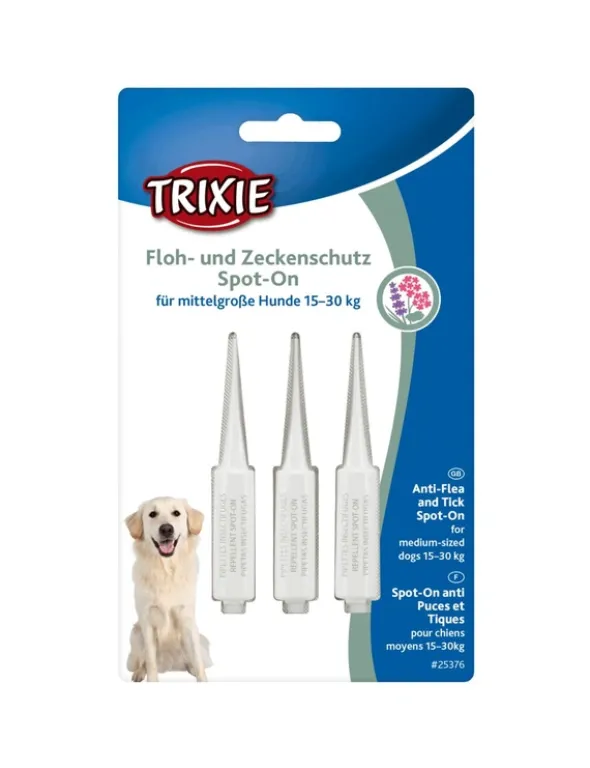 TRIXIE Floh- und Zeckenschutz Spot-On mittlere Hunde 9ml