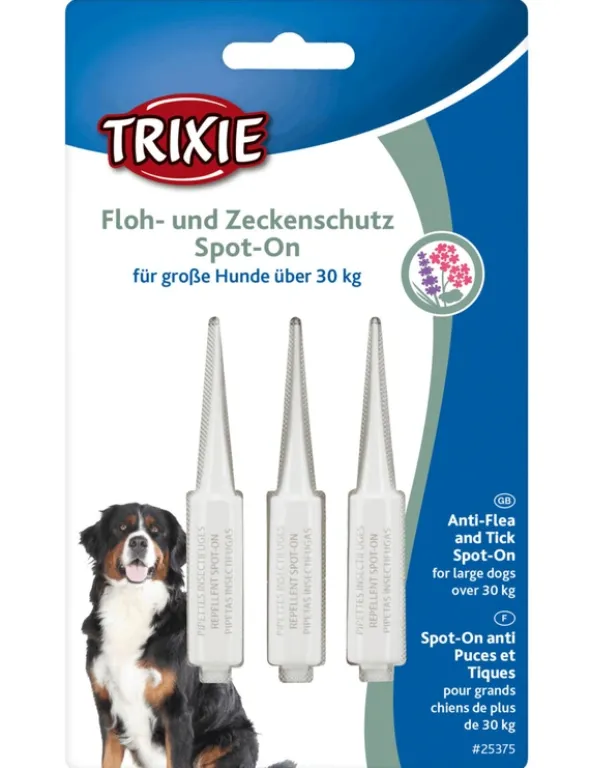 TRIXIE Floh- und Zeckenschutz Spot-On große Hunde weiß 5ml