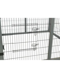 TRIXIE Freilaufgehege XL + Abdeckung grau