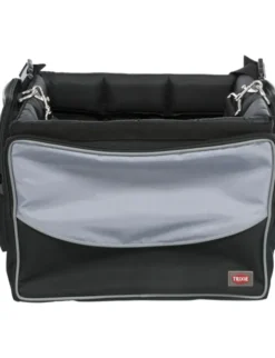TRIXIE Front-Box für Fahrräder grau, schwarz