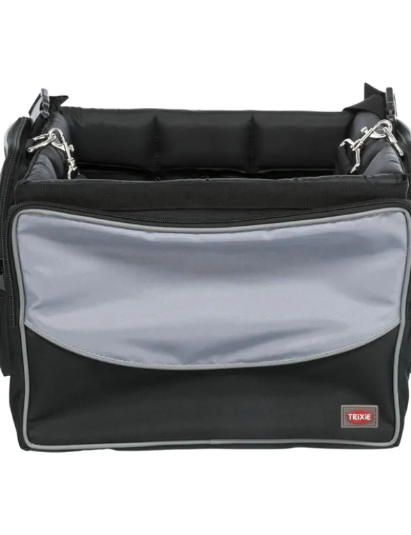 TRIXIE Front-Box für Fahrräder grau, schwarz