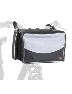 TRIXIE Front-Box für Fahrräder grau, schwarz