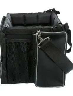 TRIXIE Front-Box für Fahrräder grau, schwarz