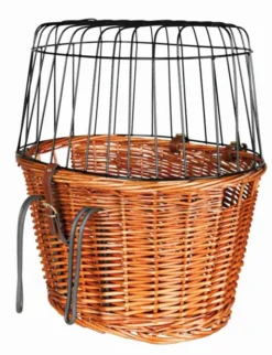 TRIXIE Front-Fahrradkorb beige 44x48x33 cm