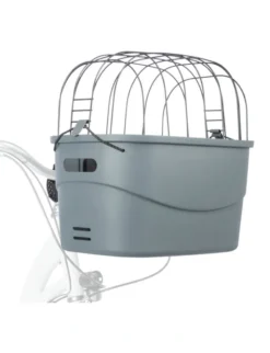 TRIXIE Front-Fahrradkorb grau 42x39x30 cm