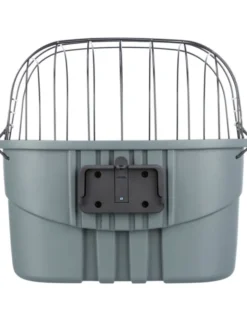 TRIXIE Front-Fahrradkorb grau 42x39x30 cm