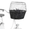 TRIXIE Front-Fahrradkorb schwarz 50x41x35 cm