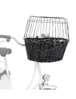 TRIXIE Front-Fahrradkorb schwarz 50x41x35 cm