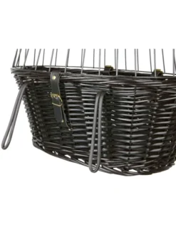 TRIXIE Front-Fahrradkorb schwarz 50x41x35 cm