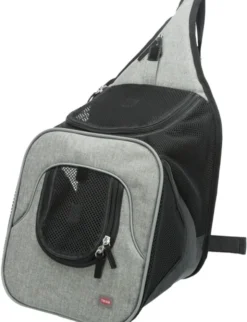 TRIXIE Fronttasche Savina grau, schwarz