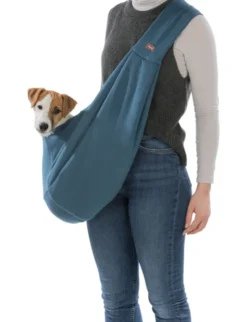 TRIXIE Fronttasche Soft blau, hellgrau
