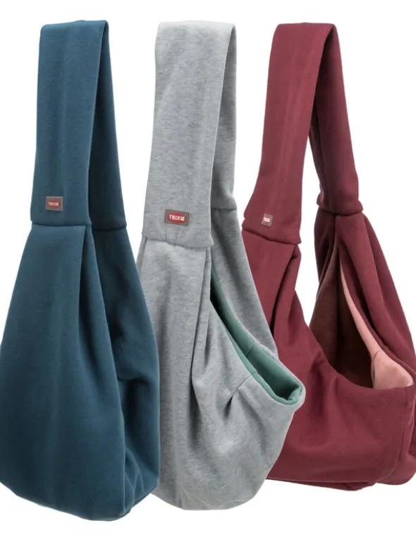 TRIXIE Fronttasche Soft blau, hellgrau