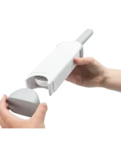 TRIXIE Fussel-Bürste mit Reinigungsstation grau, weiß