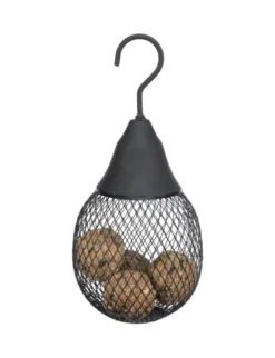 TRIXIE Futterspender Meisenknödel/Erdnüsse schwarz 1.400 ml