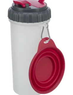 TRIXIE Futter- und Wasserbehälter grau 2 x 0,35 l