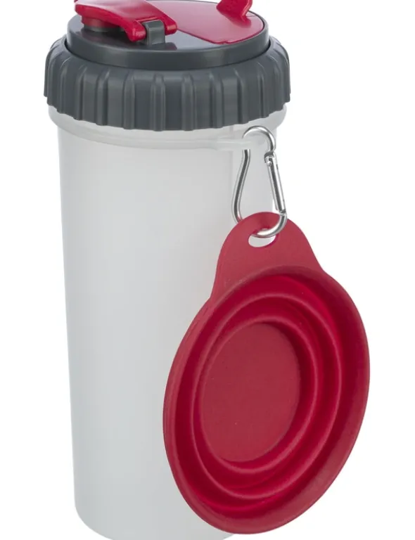 TRIXIE Futter- und Wasserbehälter grau 2 x 0,35 l