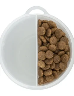 TRIXIE Futter- und Wasserbehälter grau 2 x 0,35 l