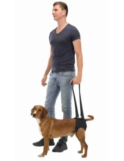 TRIXIE Gehhilfe schwarz 55-65 cm
