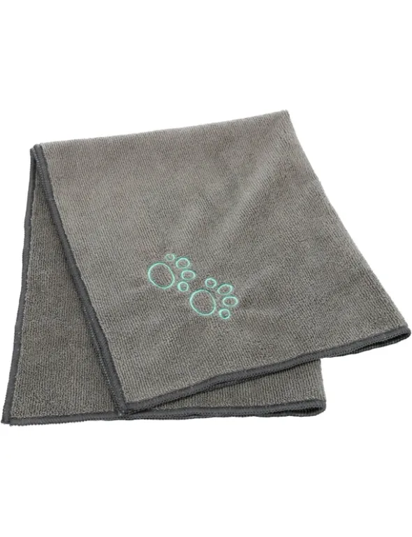 TRIXIE Handtuch Mikrofaser grau