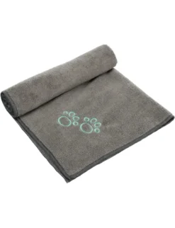 TRIXIE Handtuch Mikrofaser grau